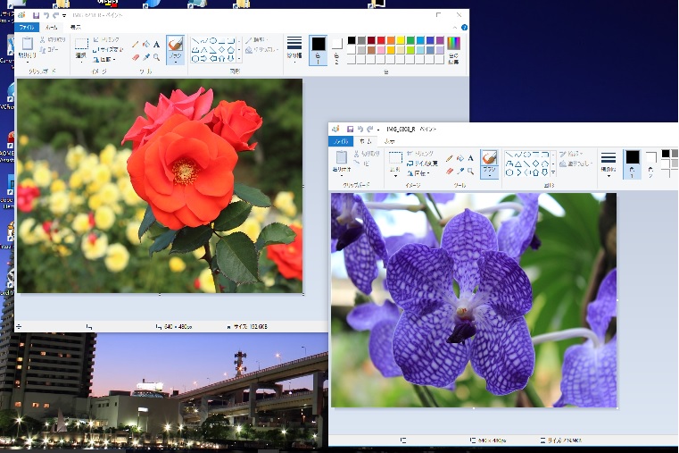 Windowsのペイントで２枚の画像を１枚の画像にする方法 多趣味のんびり日記帳