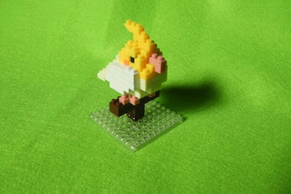 ダイソープチブロック★オカメインコの作り方　※説明書あり　