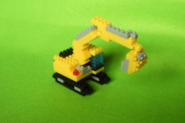 ダイソープチブロック★ショベルカー（はたらくくるま１）の作り方　※説明書あり　