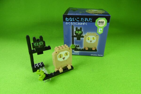 セリア★キッズブロックねないこだれだ　ふくろうにみみずくの作り方　※説明書あり