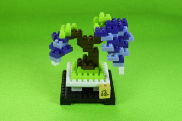 ダイソー★プチブロック 盆栽・藤（植物４）の作り方　※説明書あり