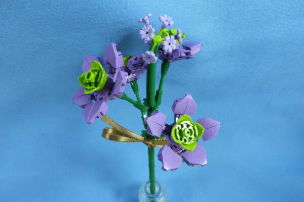 ダイソー★ブロック すみれの作り方　※説明書あり