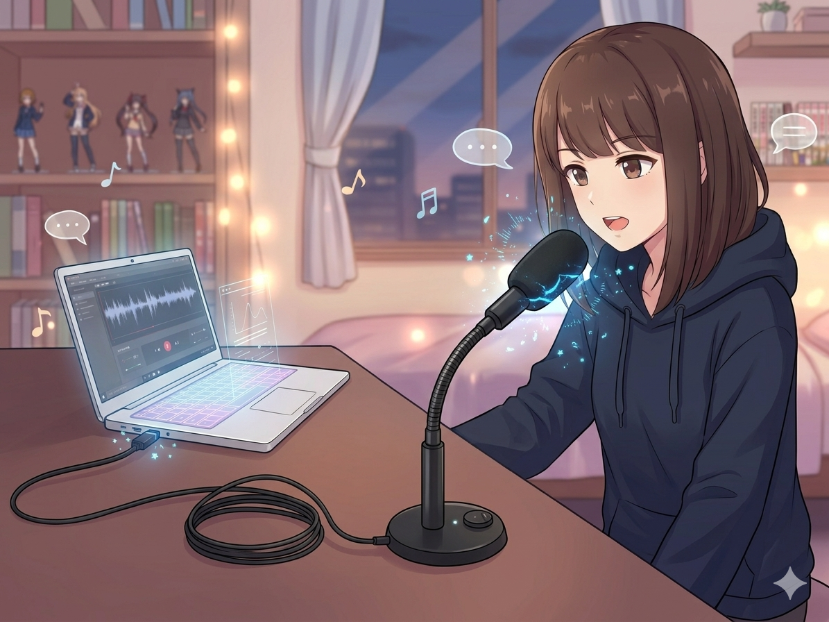 ジェミニ・チャットGPTでUSBマイク音声入力・接続・認識できない件について